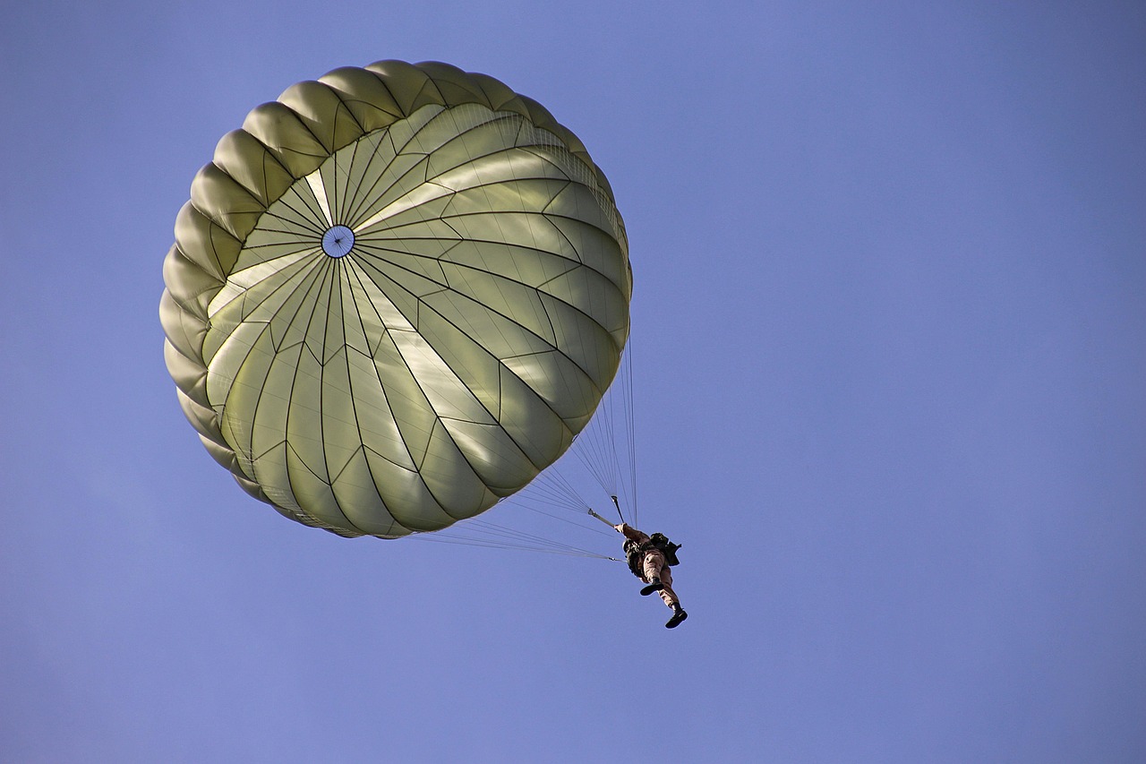 Teddy Parachute Jump